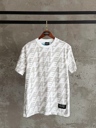 EA01  full baskı beyaz tshirt