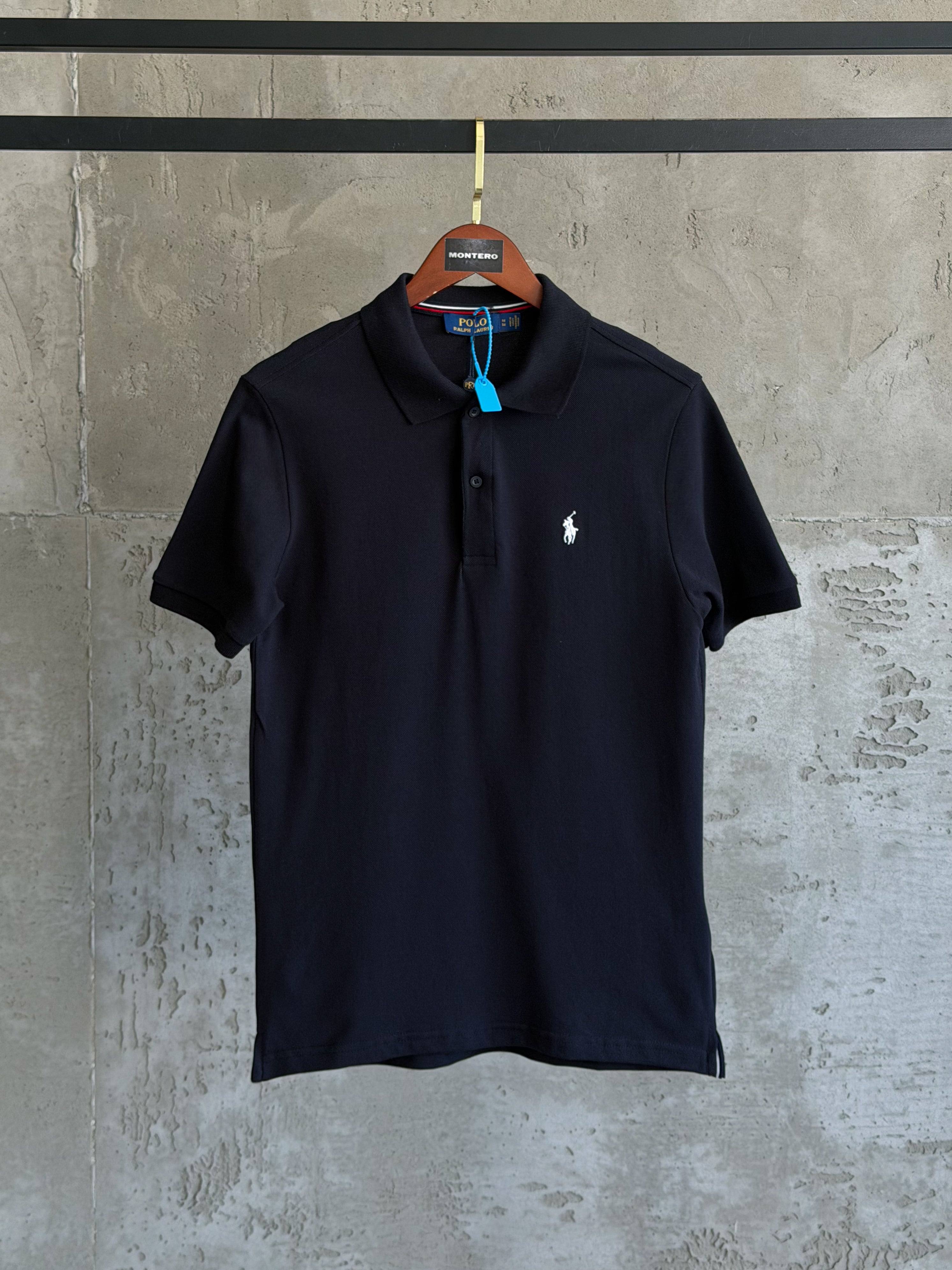 US04 Polo Yaka lacivert tshirt