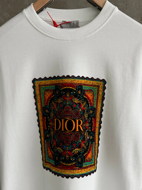 D01 Vintage beyaz tshirt