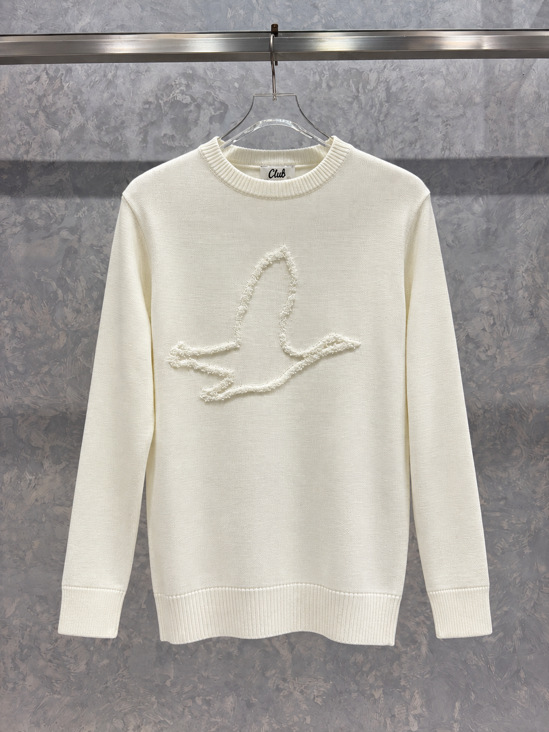 BYMN03 Bird Beyaz Sweatshirt