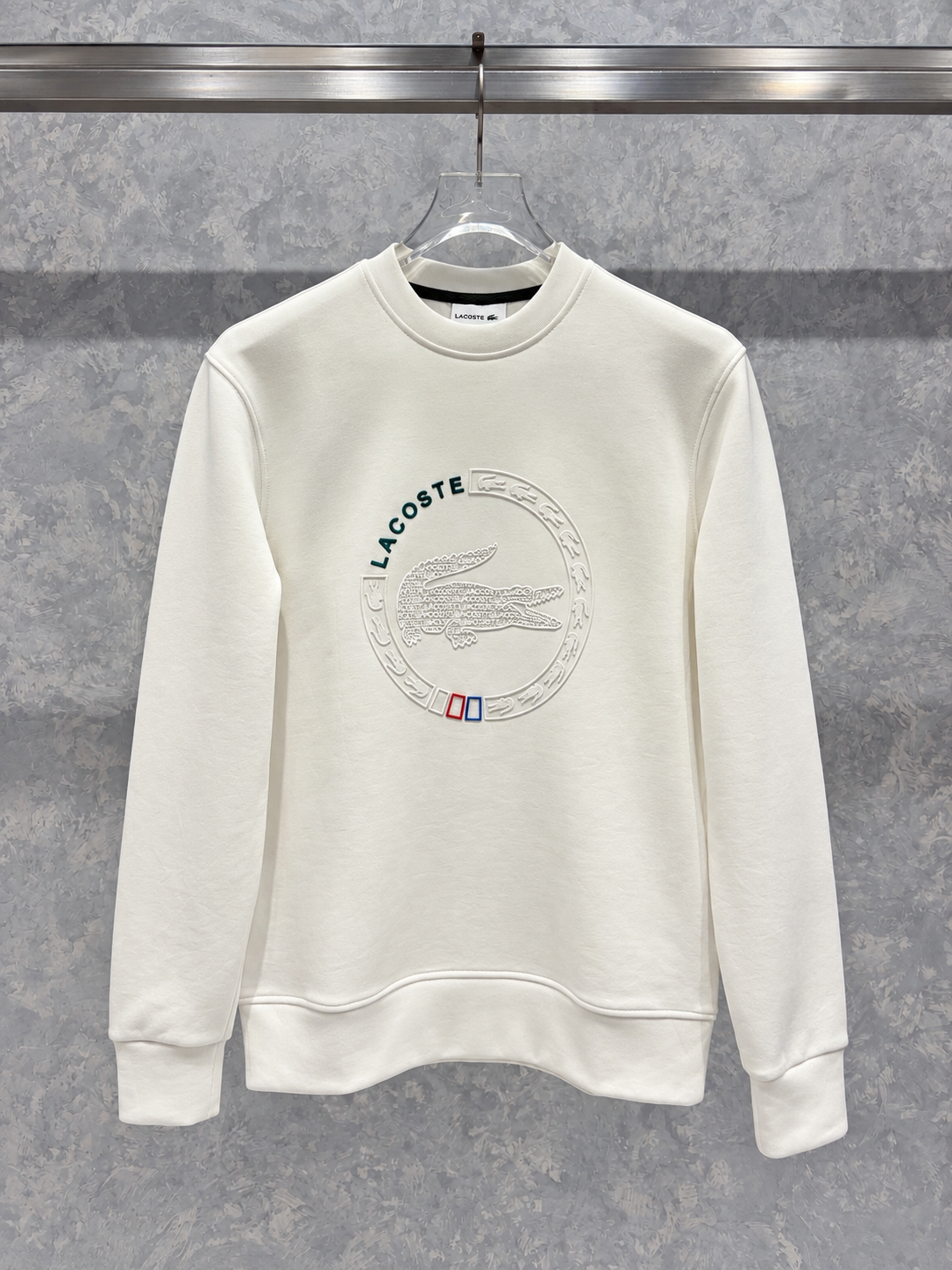 L05 Logolu Beyaz Sweatshirt