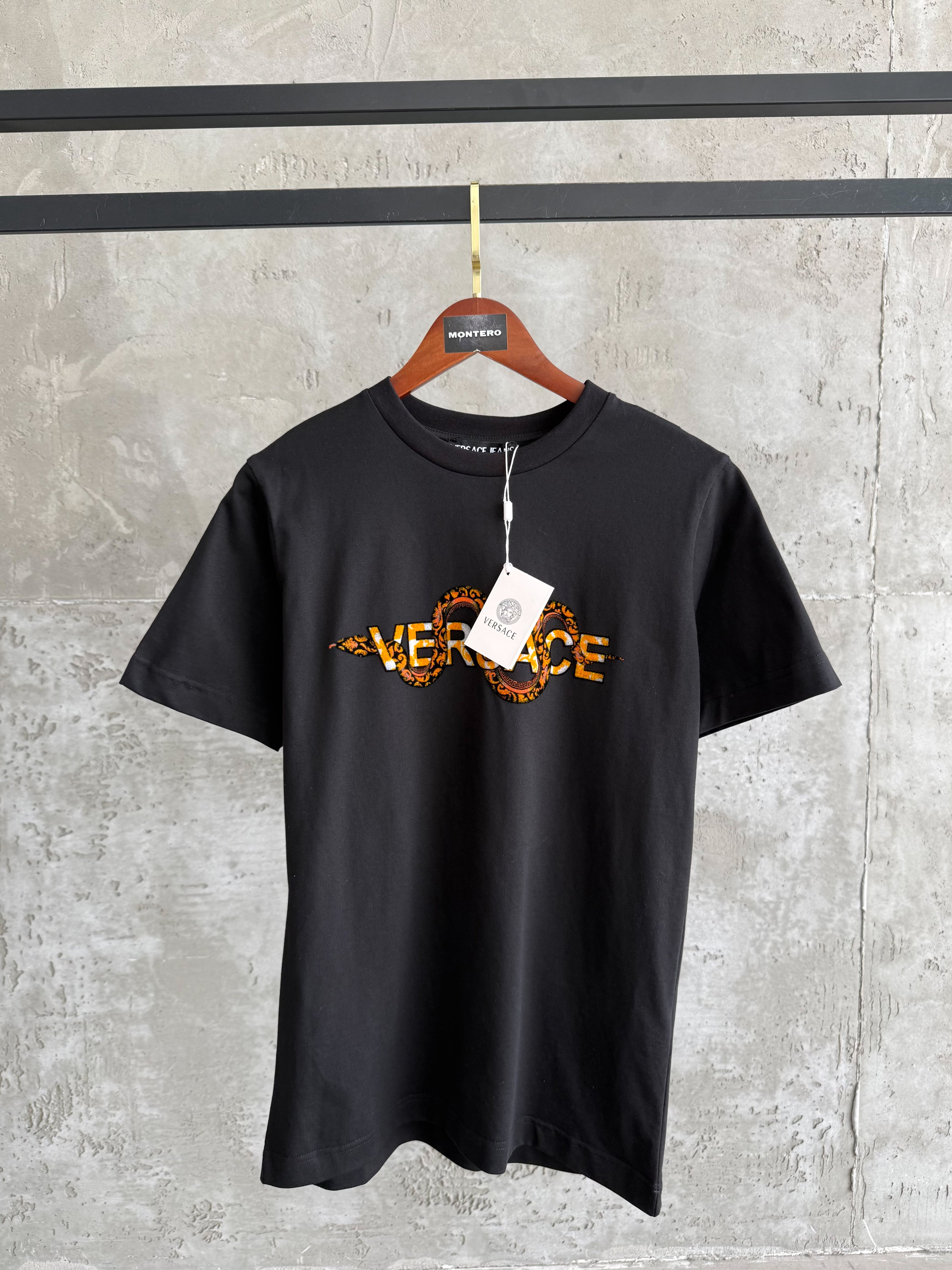 V03 Snake siyah tshirt