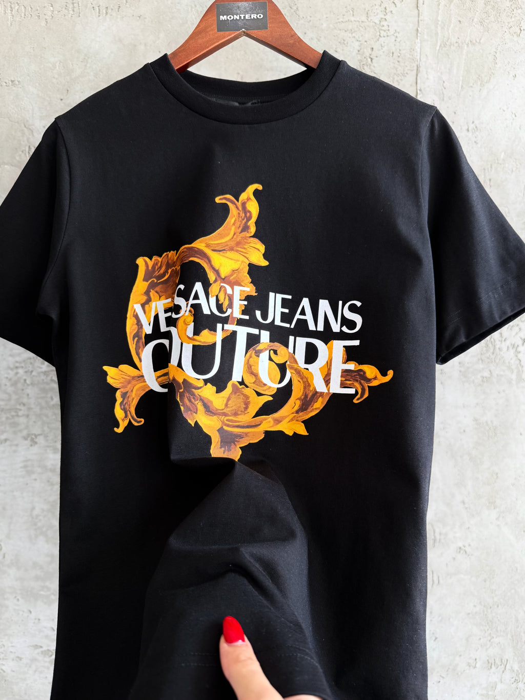 V02 Luxury siyah tshirt