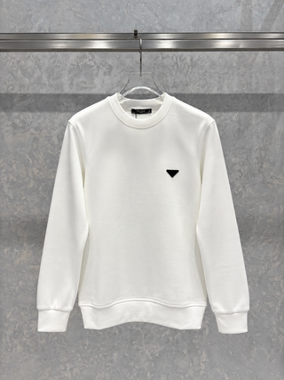 P03 Armalı Beyaz Sweatshirt