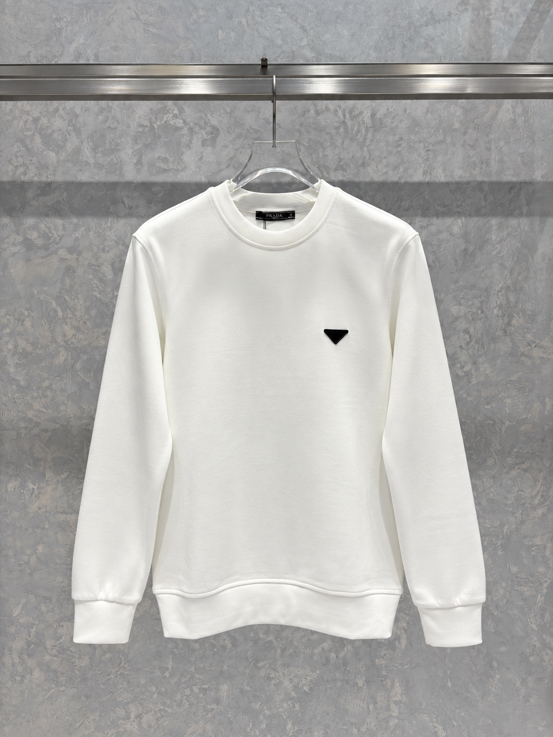 P03 Armalı Beyaz Sweatshirt