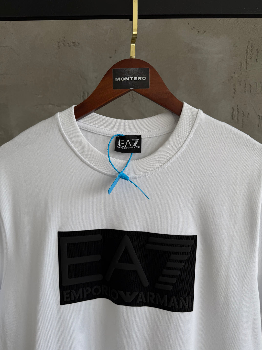 EA02 yüksek baskı beyaz tshirt
