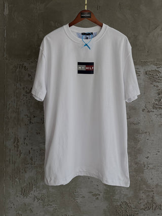 T01 yüksek baskılı beyaz tshirt