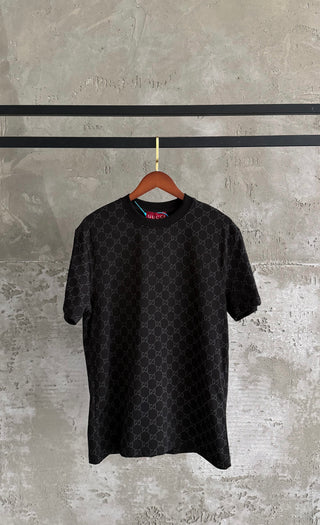 GC02 full yüksek baskı siyah tshirt