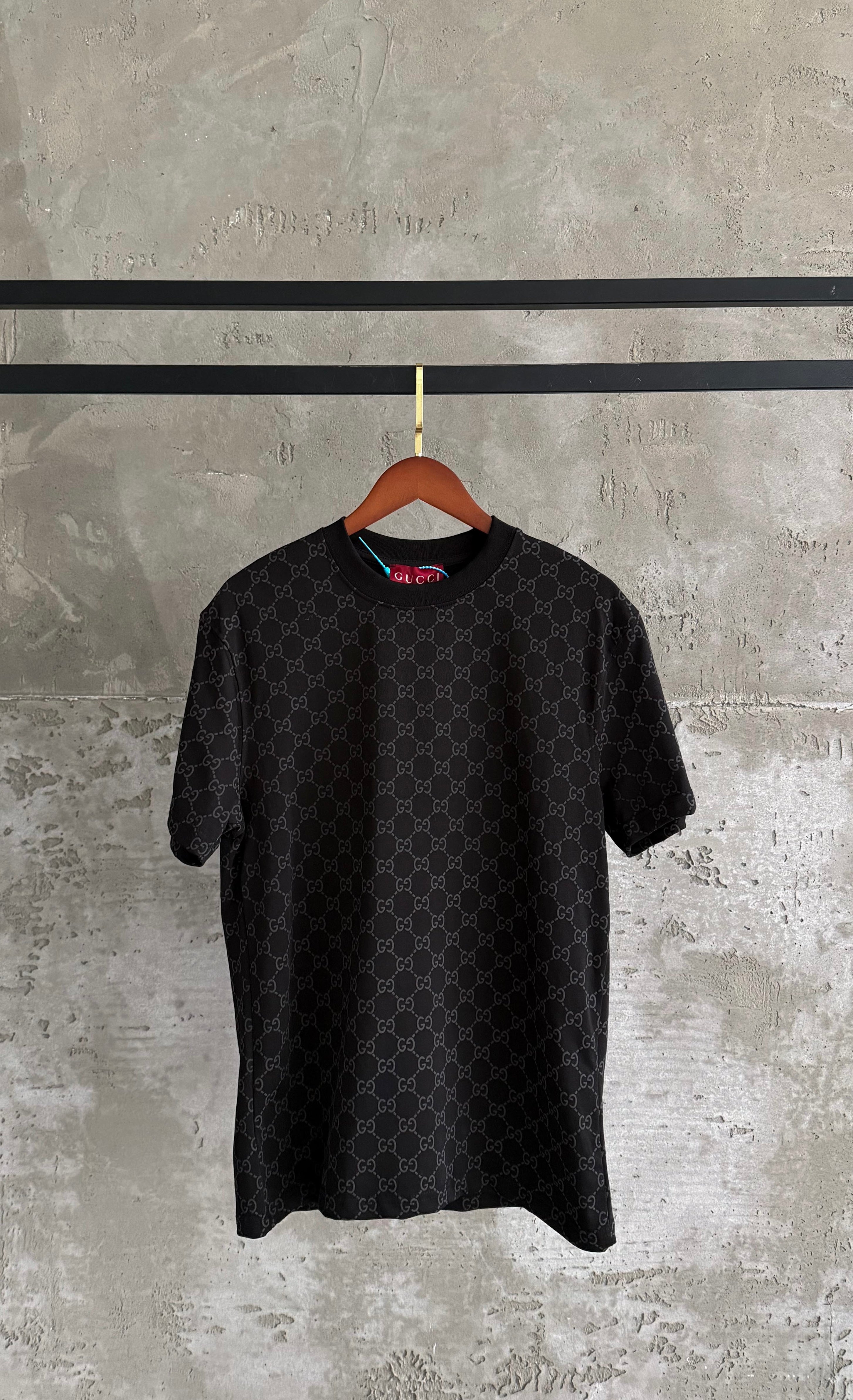 GC02 full yüksek baskı siyah tshirt