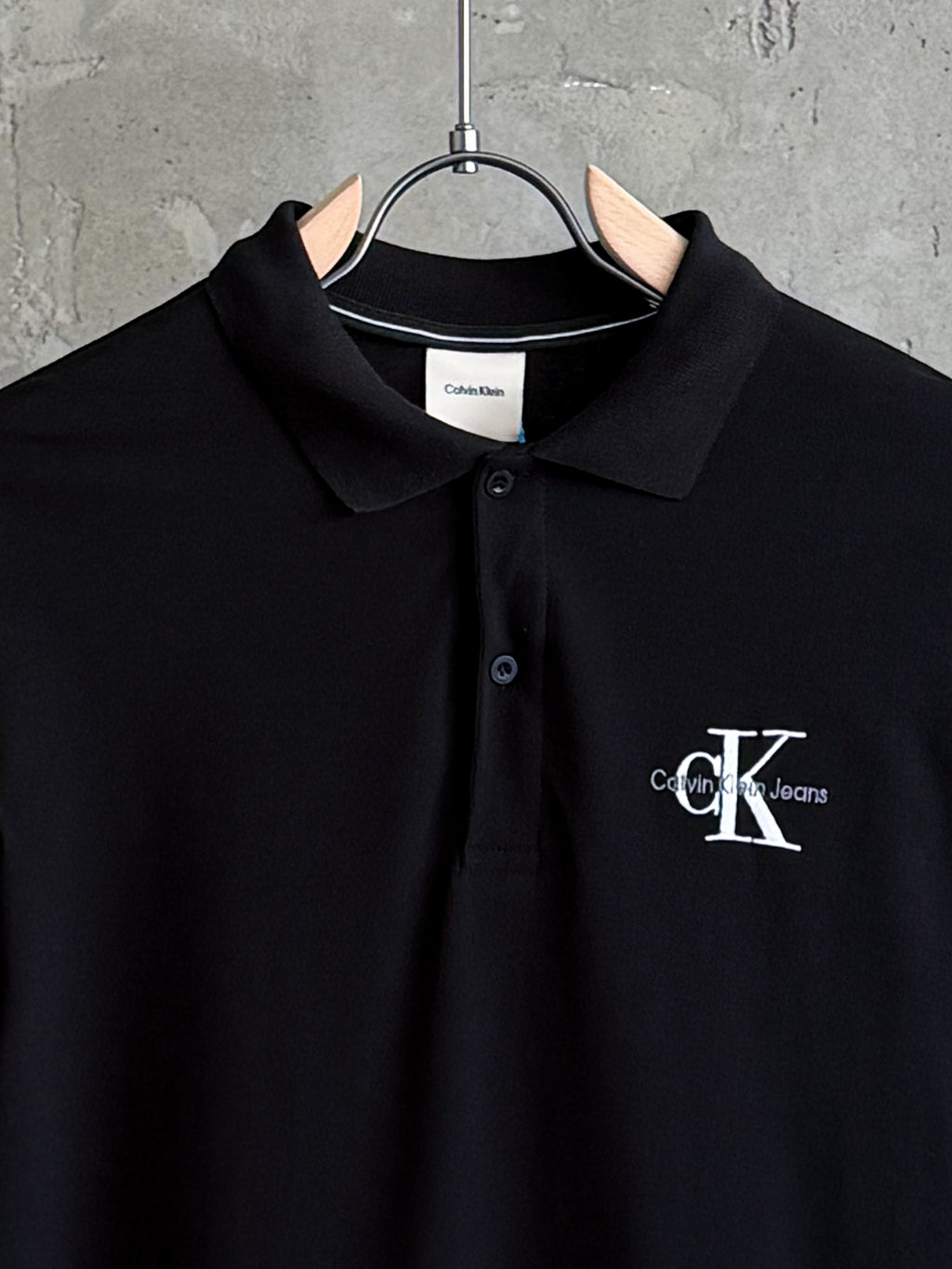 CK05 Polo Yaka siyah tshirt