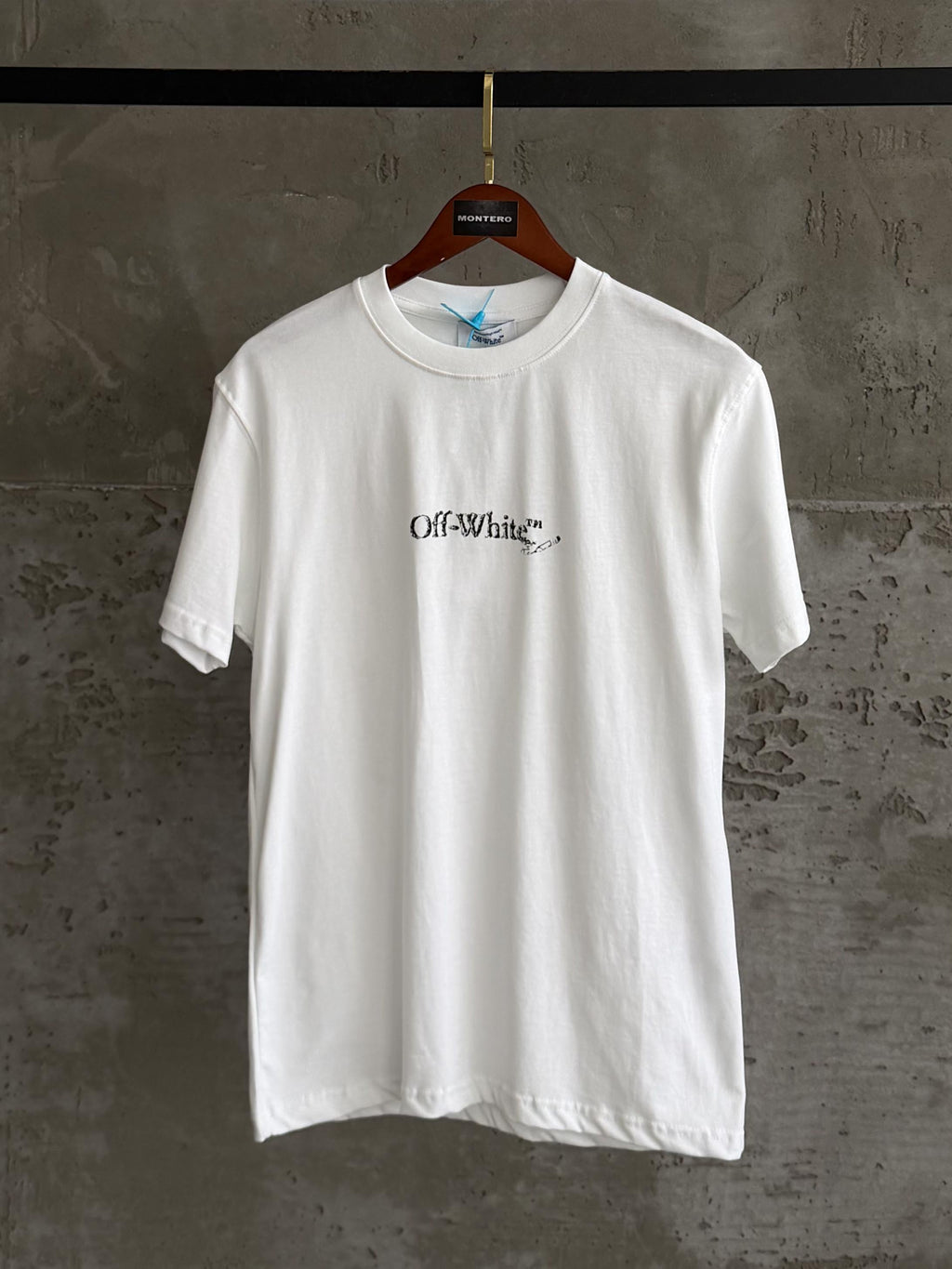O&W04 New Season beyaz tshirt