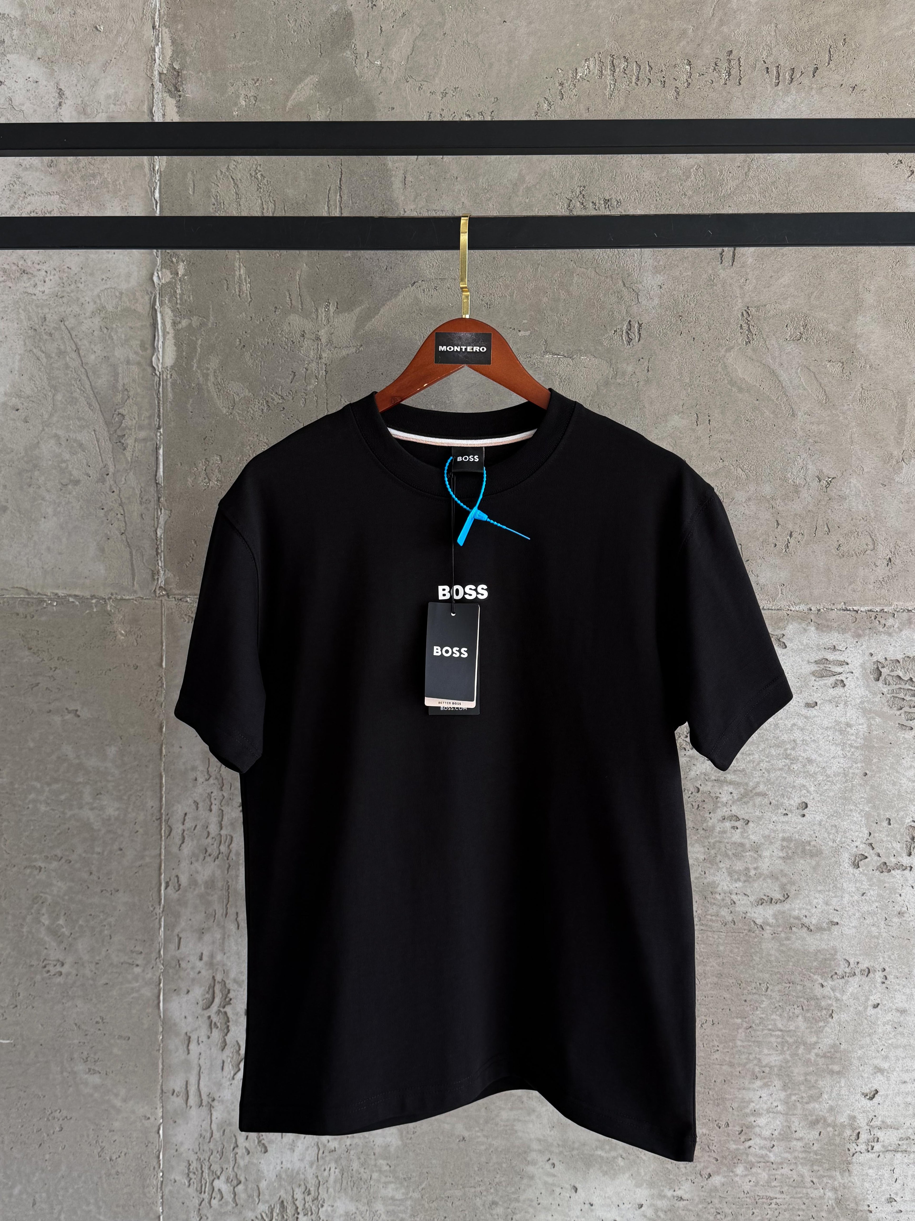 B01 yüksek baskı siyah tshirt