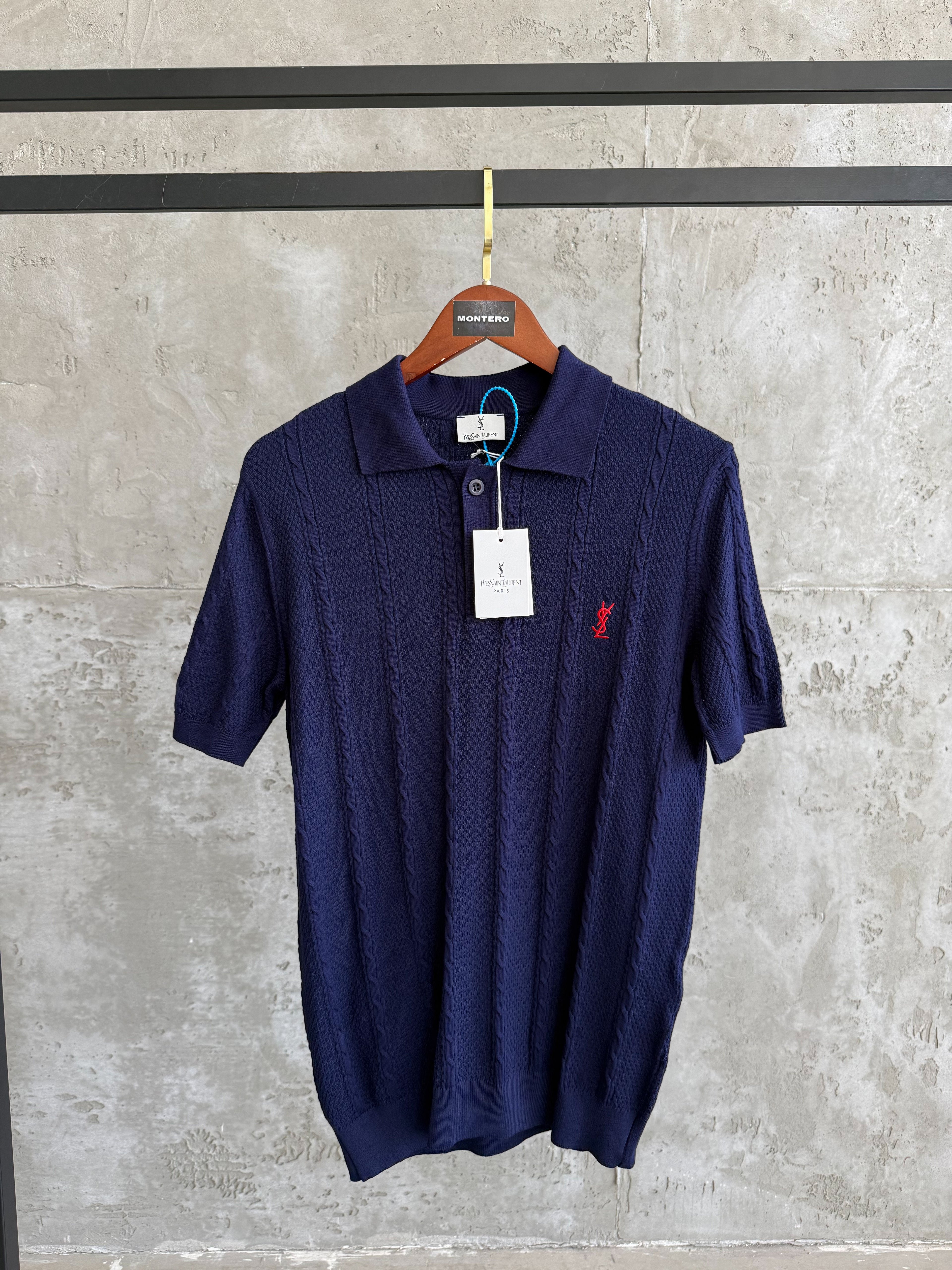 YSL Yaka Triko lacivert