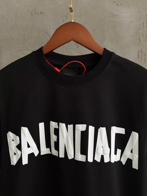 Blc01 Premium baskı siyah tshirt