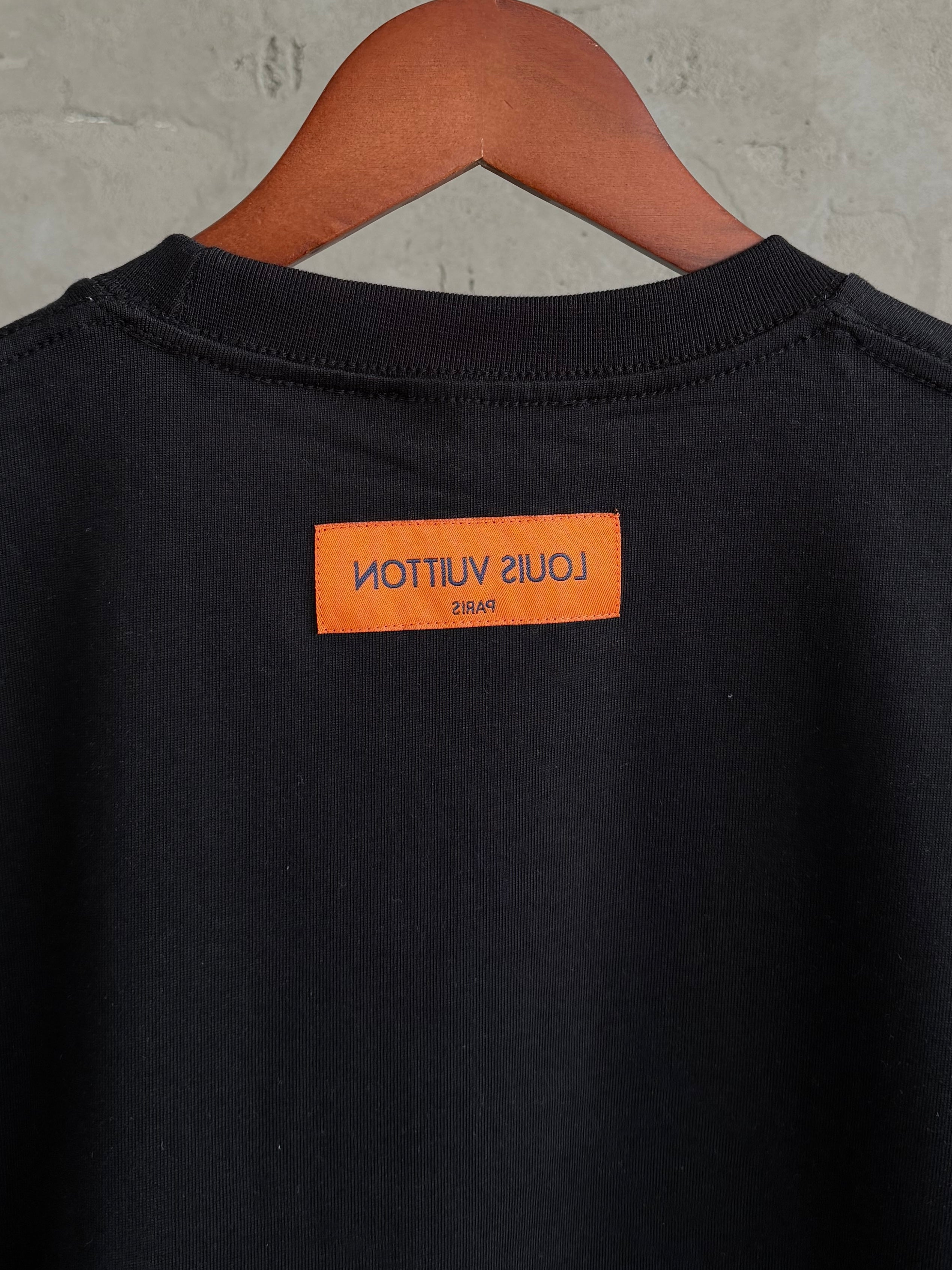 LV06 cepli siyah tshirt
