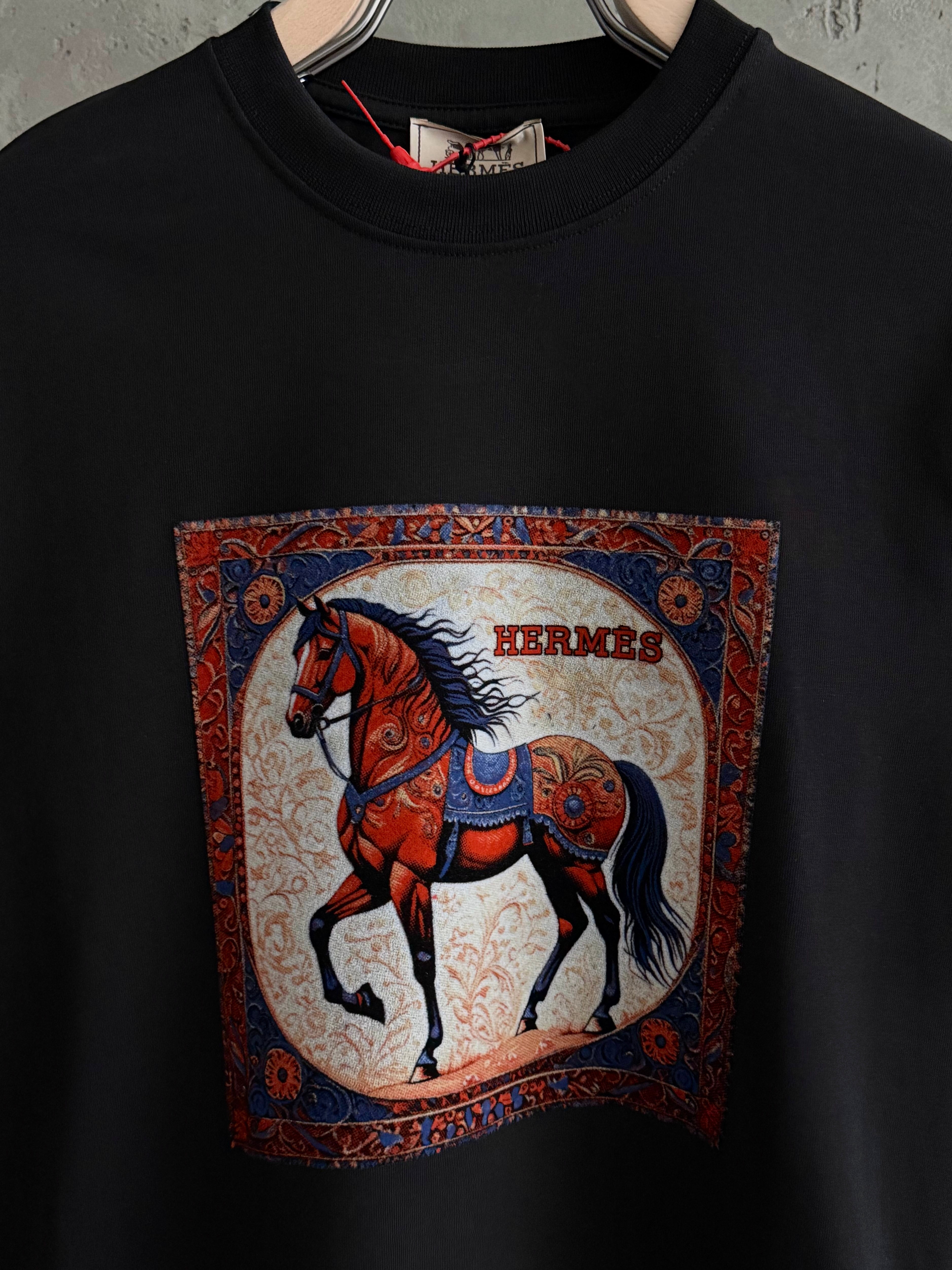 H02 Vintage siyah tshirt