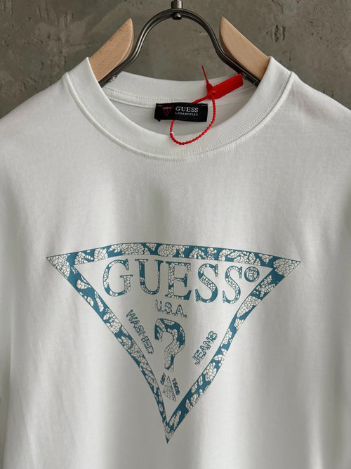 G01 Retro beyaz tshirt