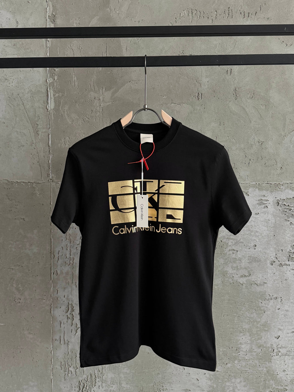 CK01 Gold Plus siyah tshirt