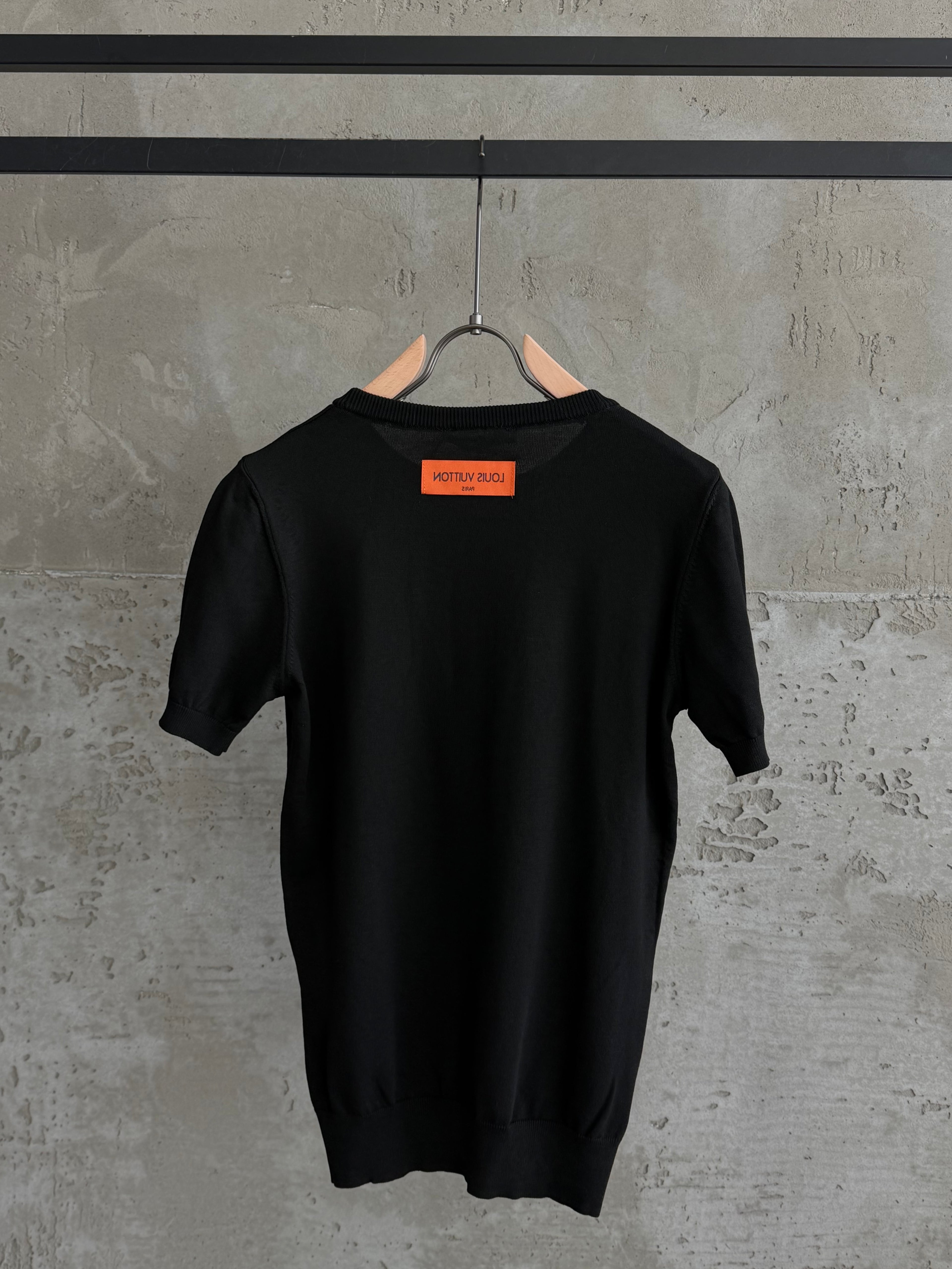 LV07 Triko siyah tshirt