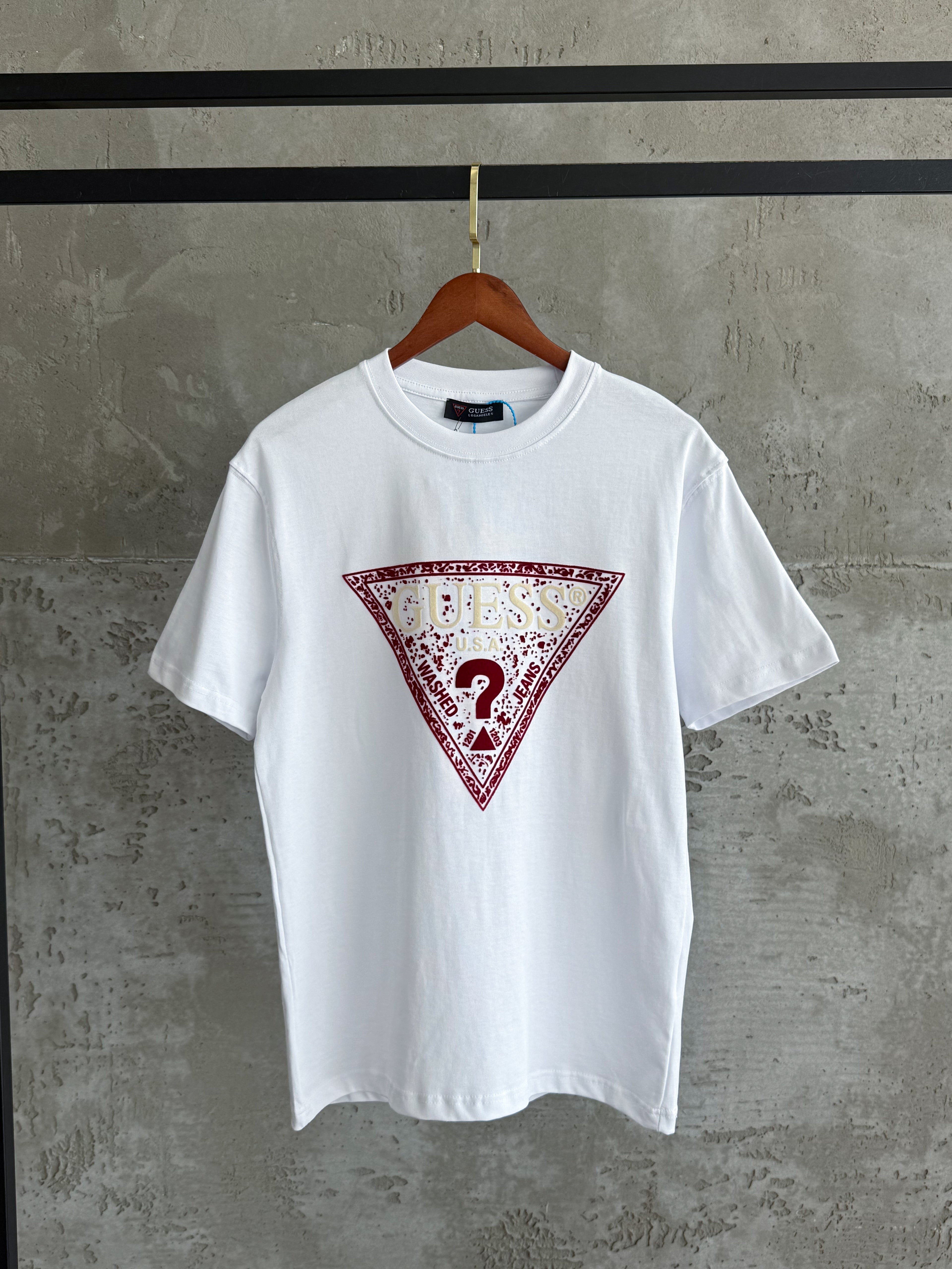 G04 Flok beyaz tshirt