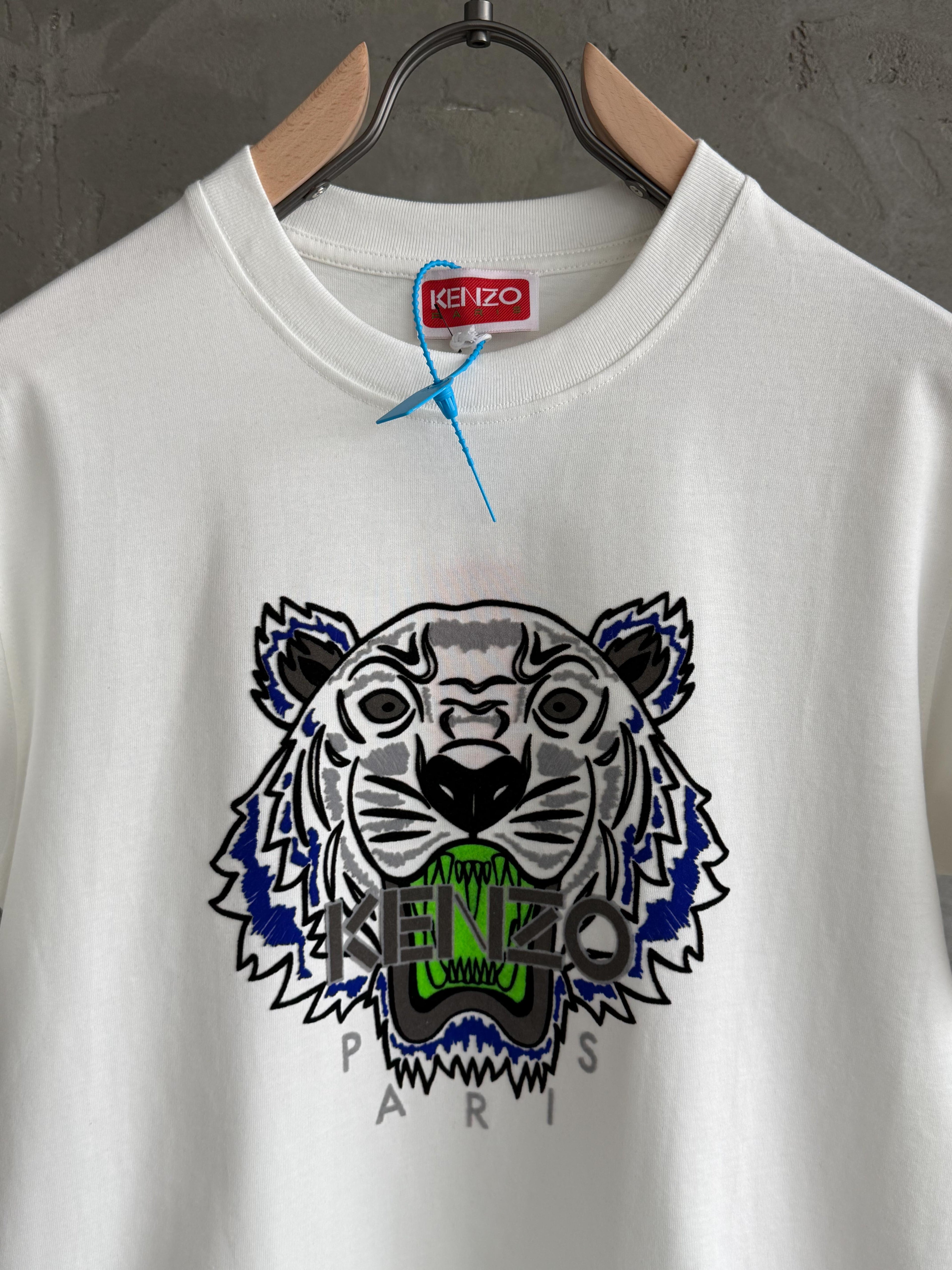 K01 Tiger beyaz tshirt