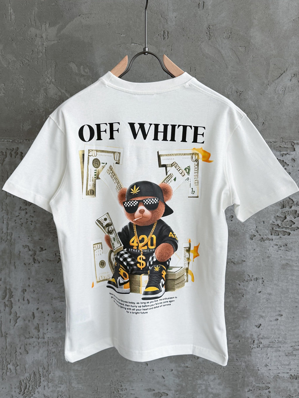 O&W02 X Boss beyaz tshirt