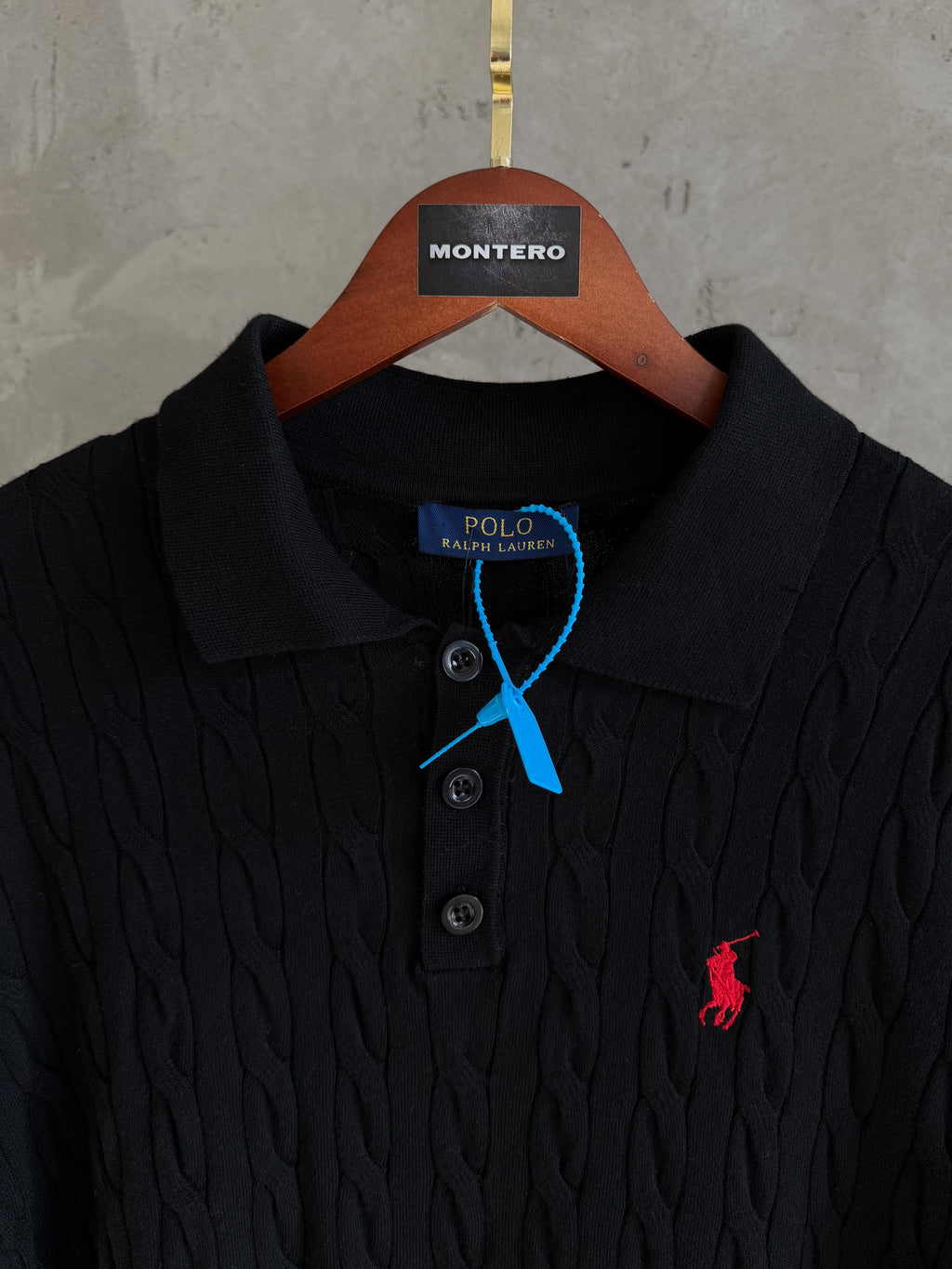 US01 Polo yaka triko siyah tshirt