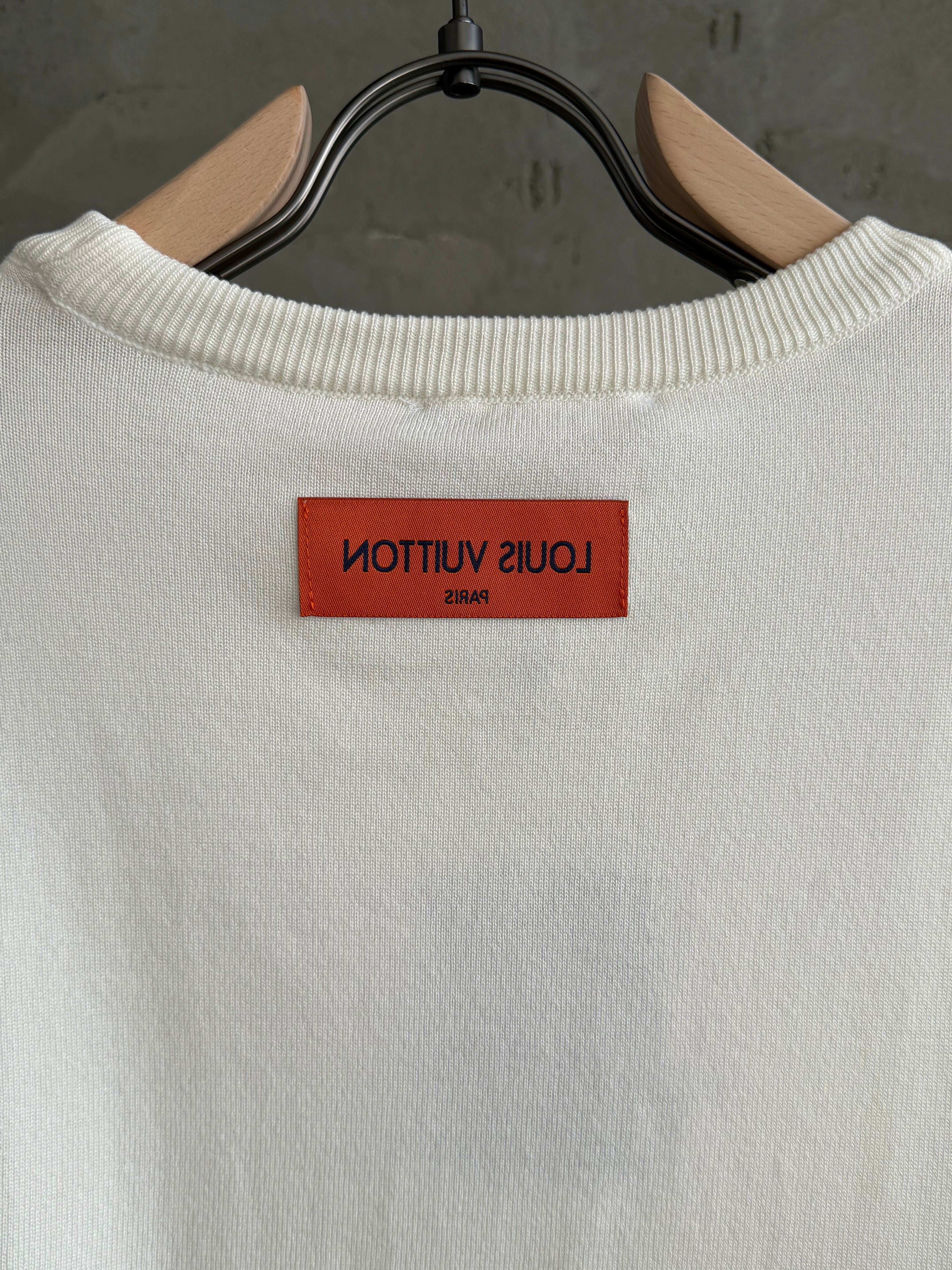 LV07 Triko beyaz tshirt