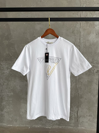 G07 Outline beyaz tshirt