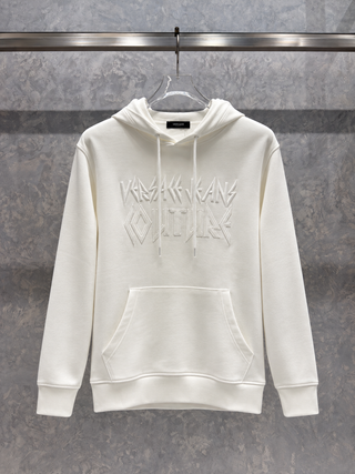 VSC01 Kapüşonlu Beyaz Sweatshirt