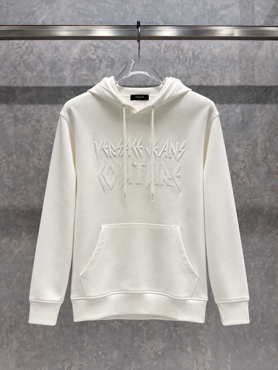 VSC01 Kapüşonlu Beyaz Sweatshirt