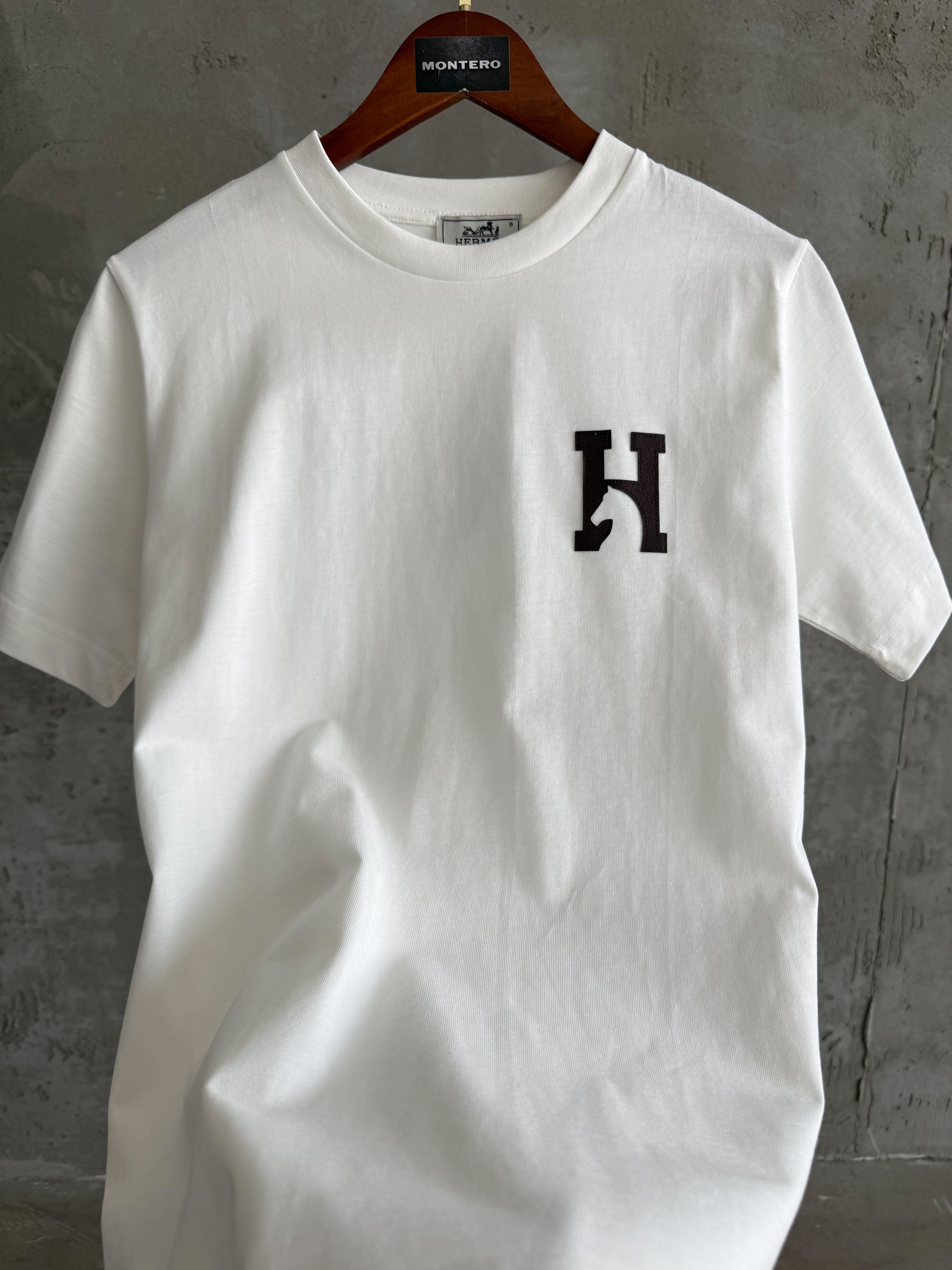 H15 Logo beyaz tshirt