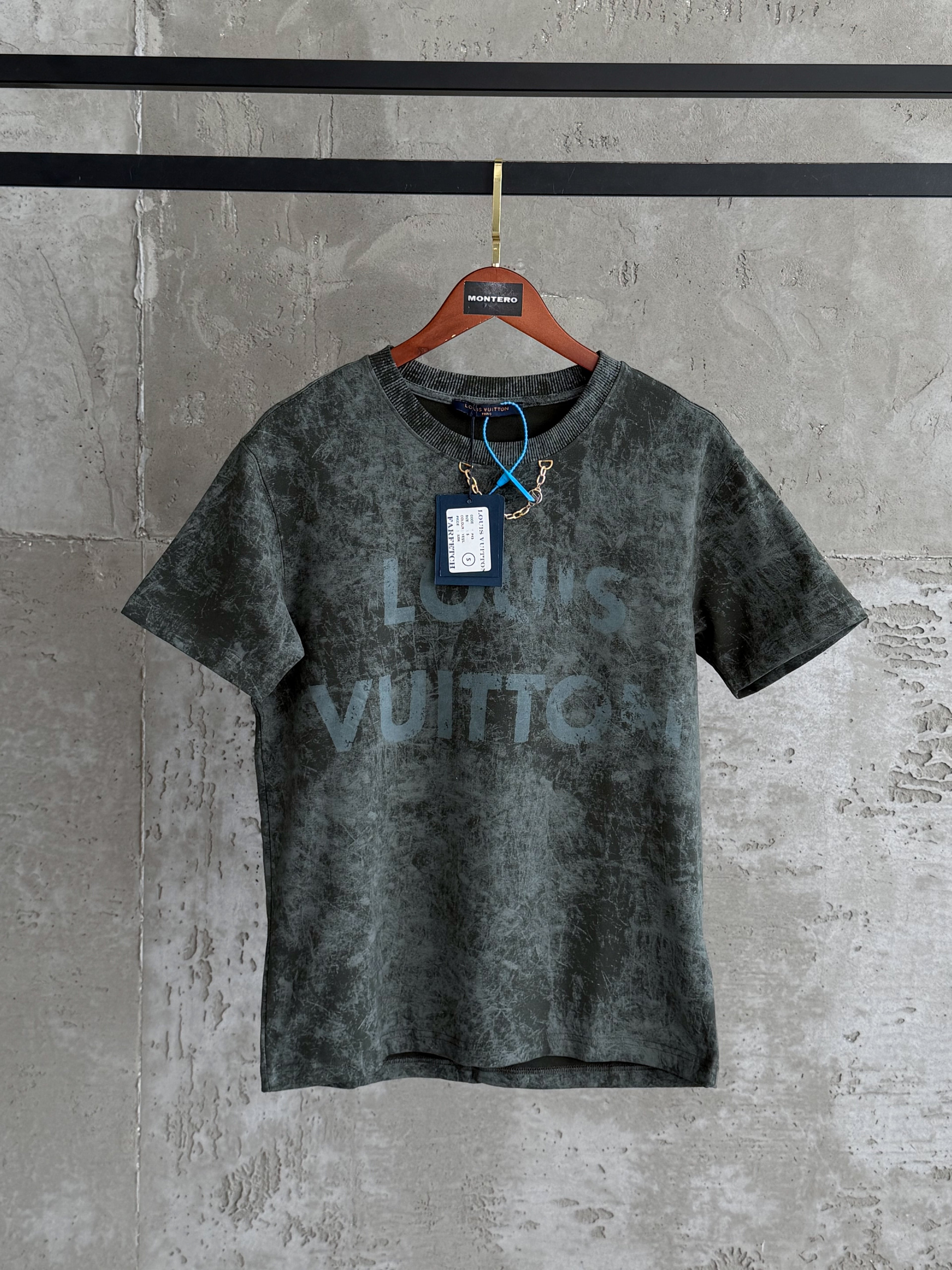LV09 Duman yeşil tshirt