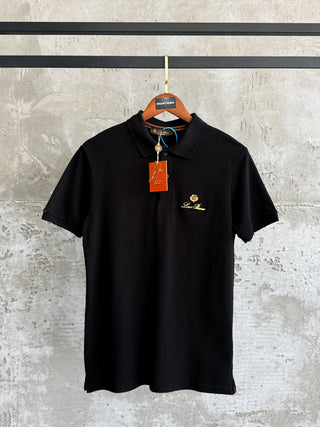 LP02 Yaka siyah tshirt