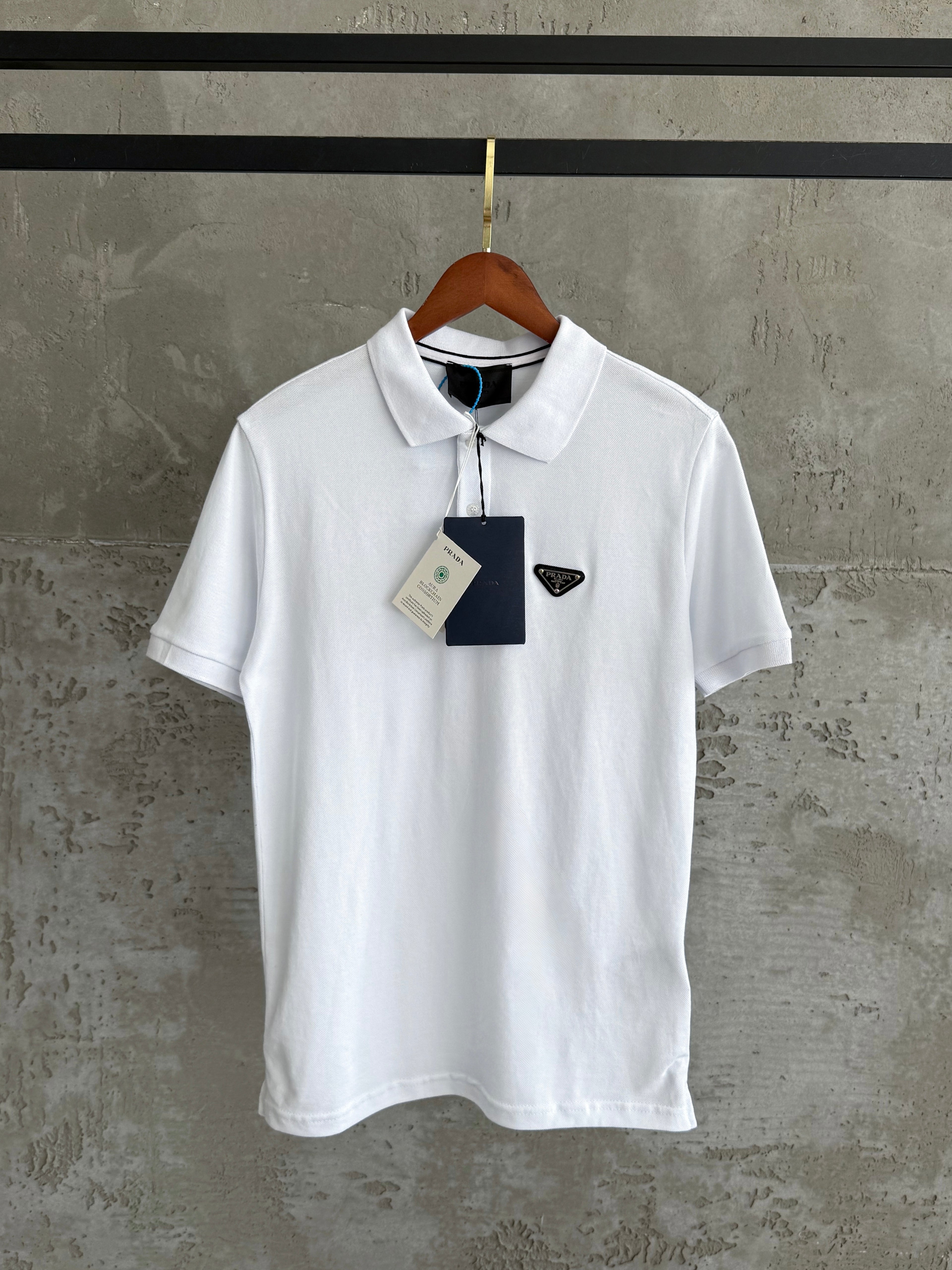 P07 Arma Yaka beyaz tshirt