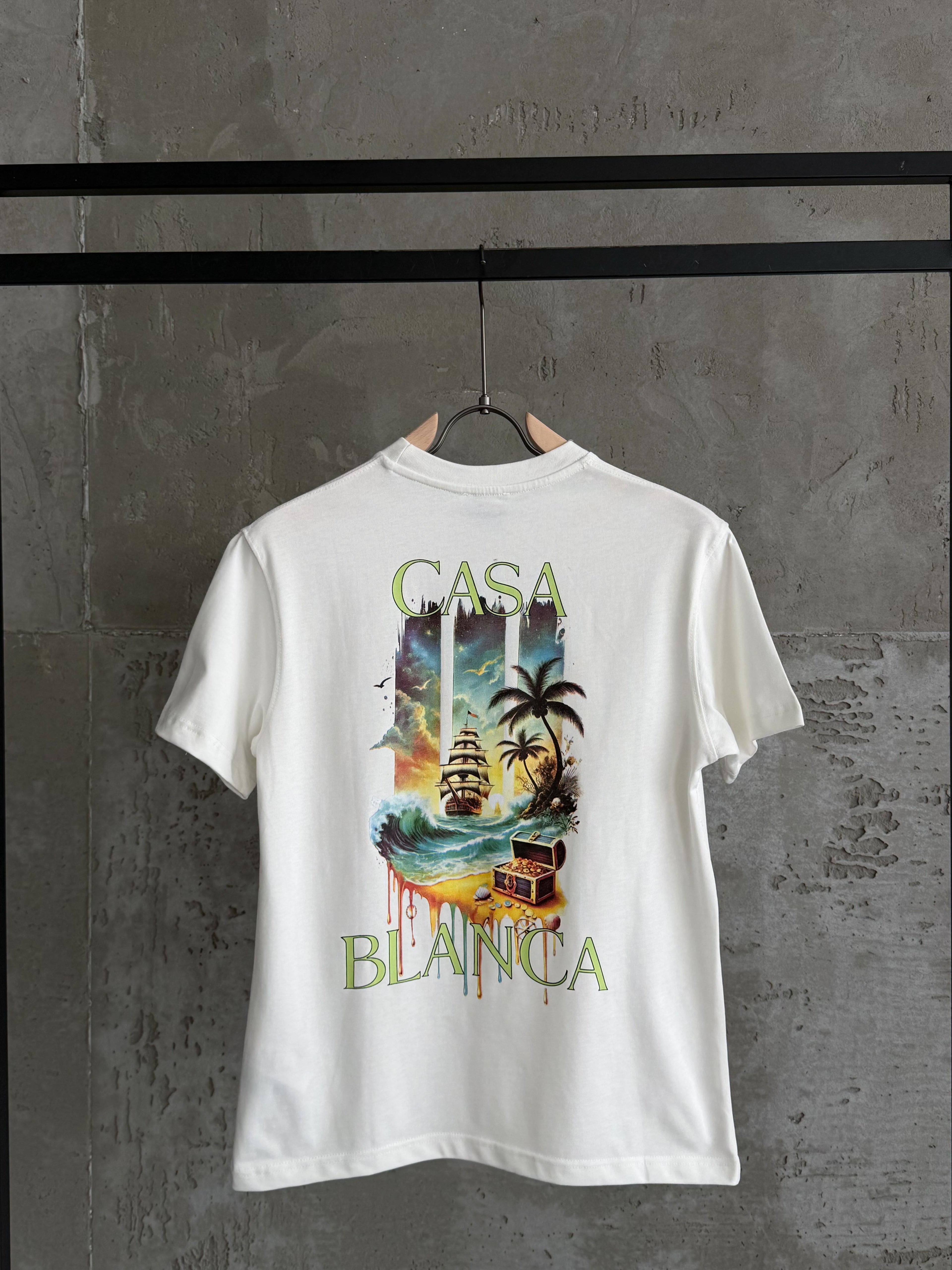 CB04 Waves beyaz tshirt