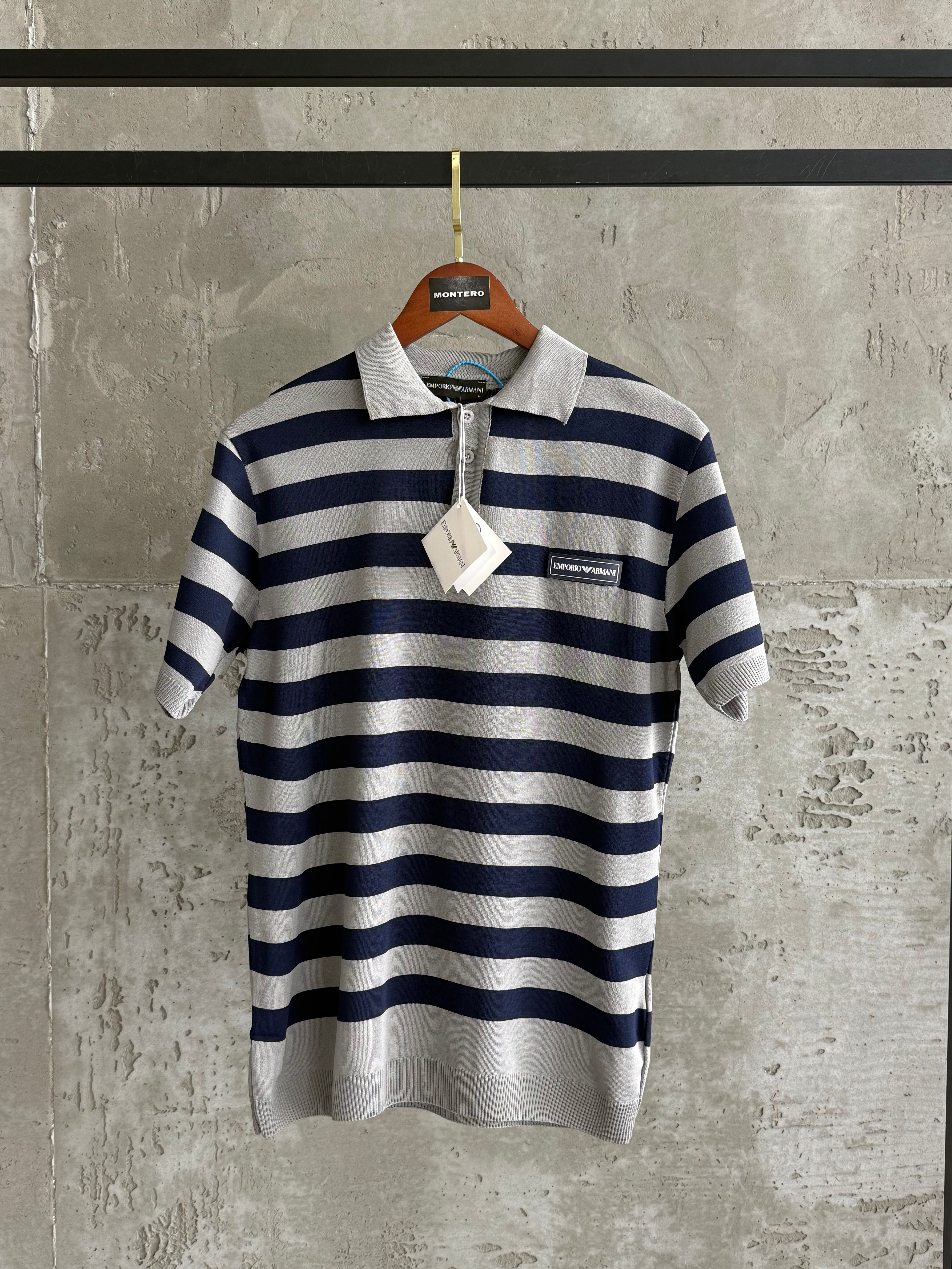Arm001 Polo Yaka gri tshirt