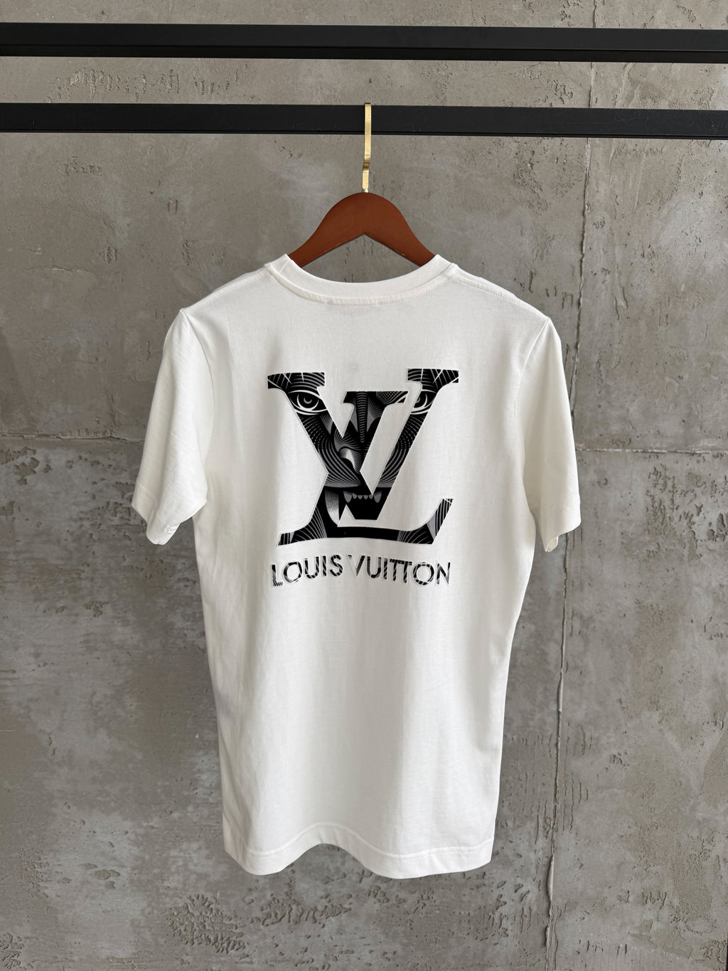 LV17 Flok beyaz tshirt