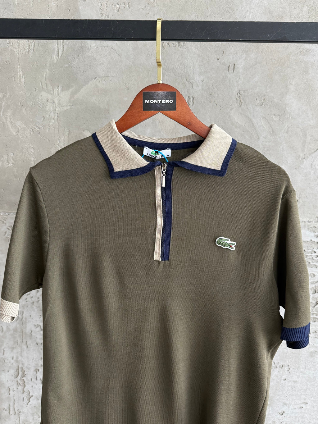L001 Polo Yaka krem tshirt