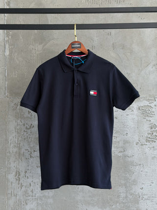 T02 Yaka lacivert tshirt