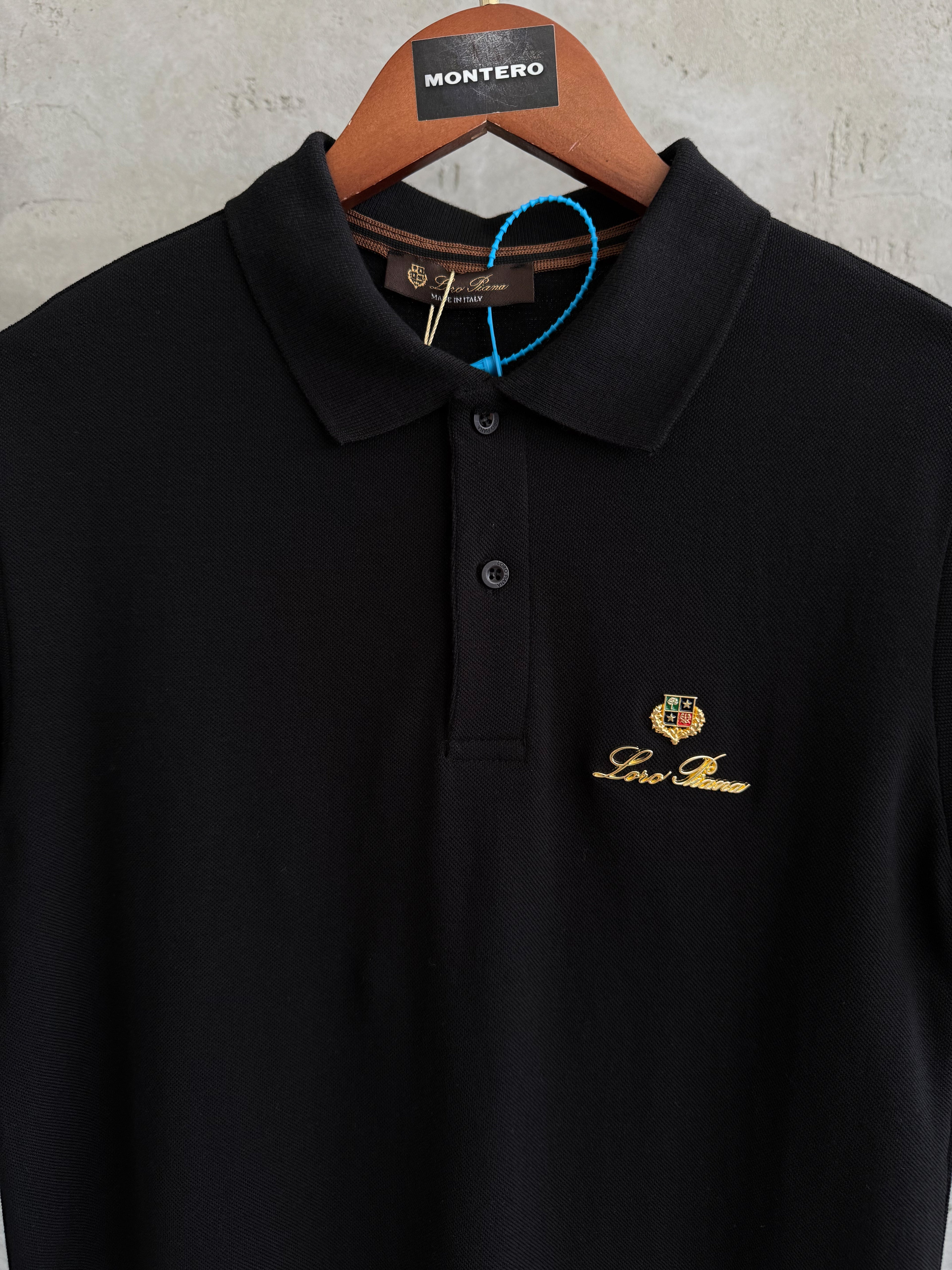 LP02 Yaka siyah tshirt