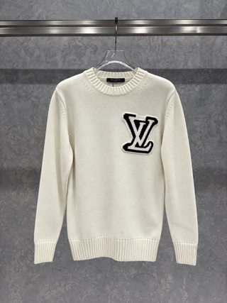 LV09 Logolu Beyaz Kazak