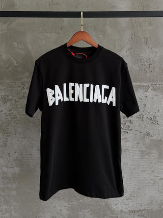 Blc01 Premium baskı siyah tshirt