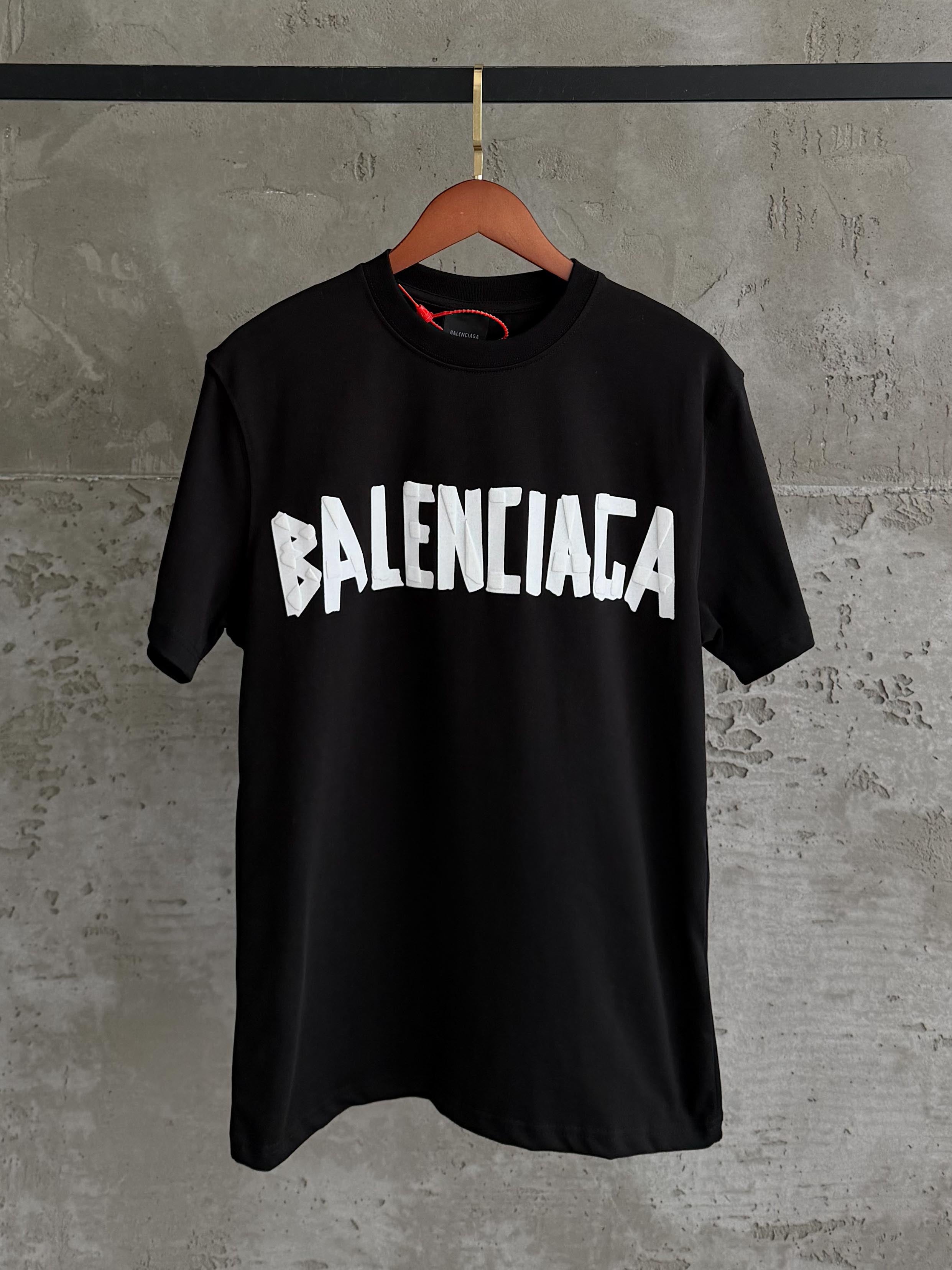 Blc01 Premium baskı siyah tshirt