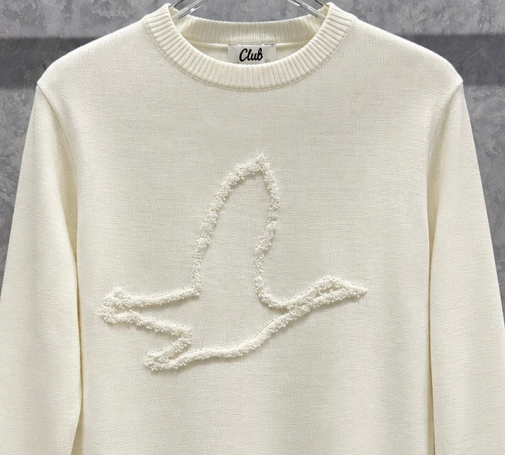 BYMN03 Bird Beyaz Sweatshirt
