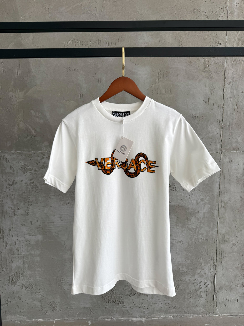 V03 Snake beyaz tshirt