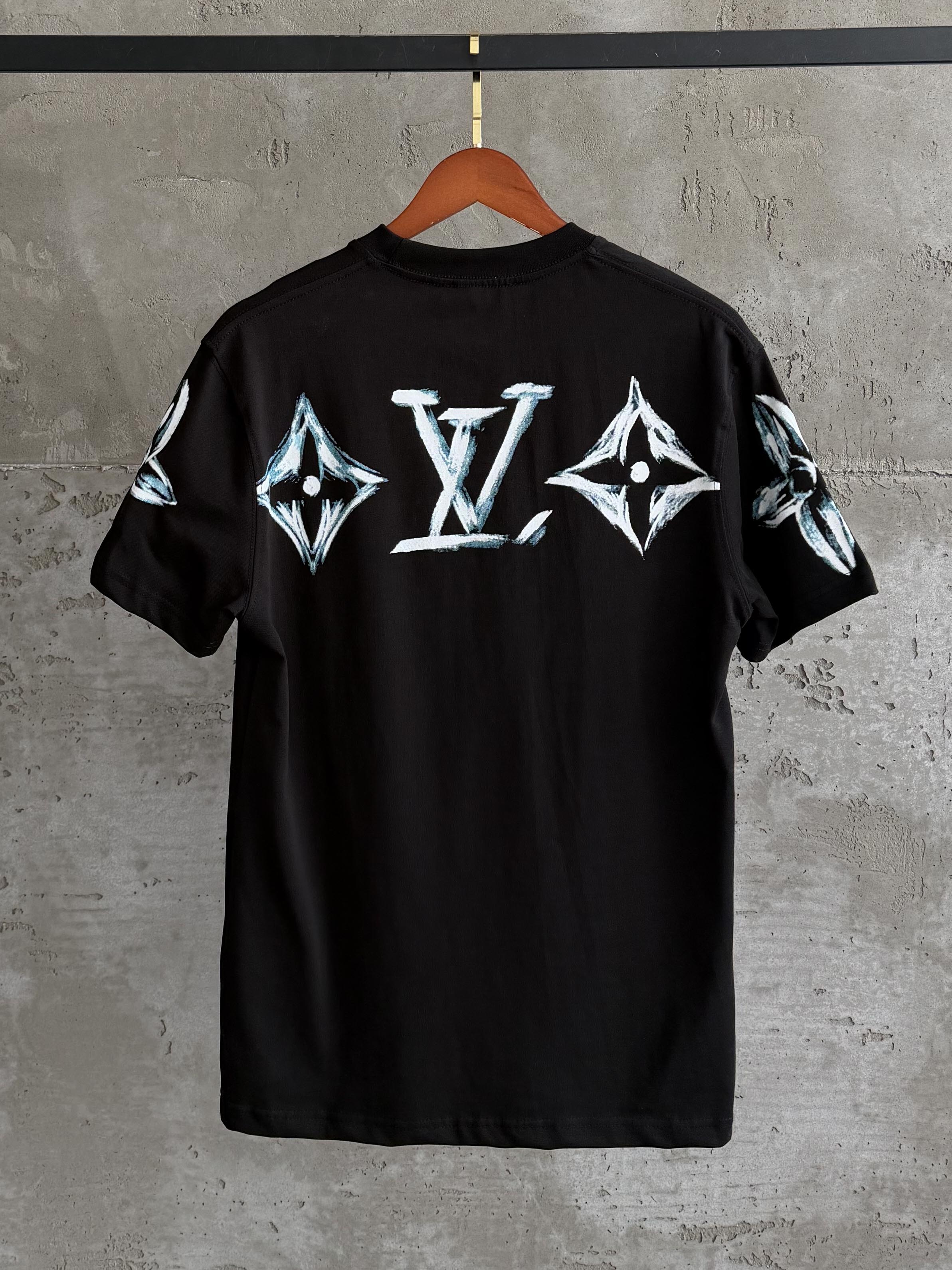 LV03 Aqua Plus siyah tshirt