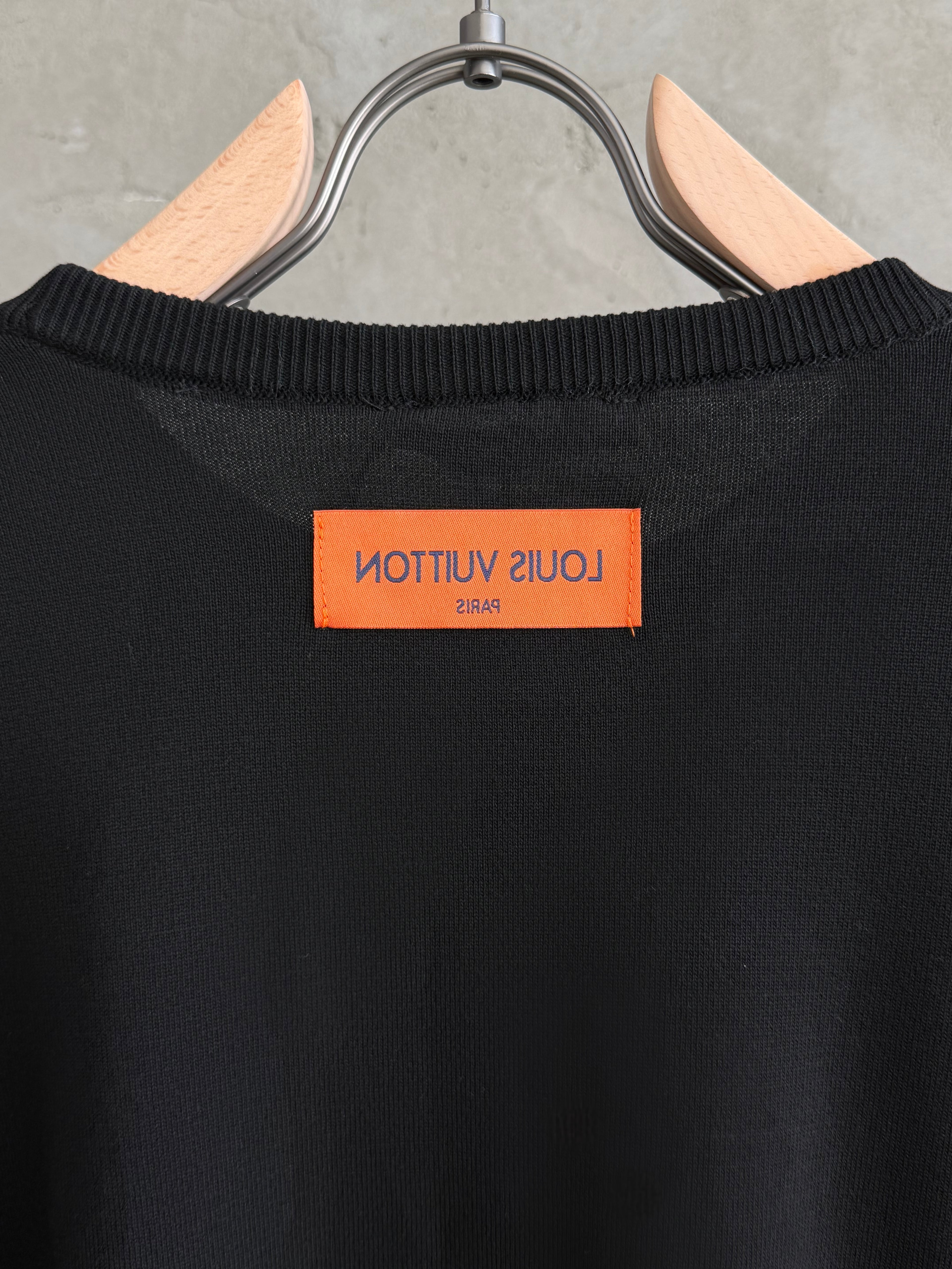 LV07 Triko siyah tshirt