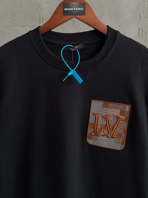 LV06 cepli siyah tshirt