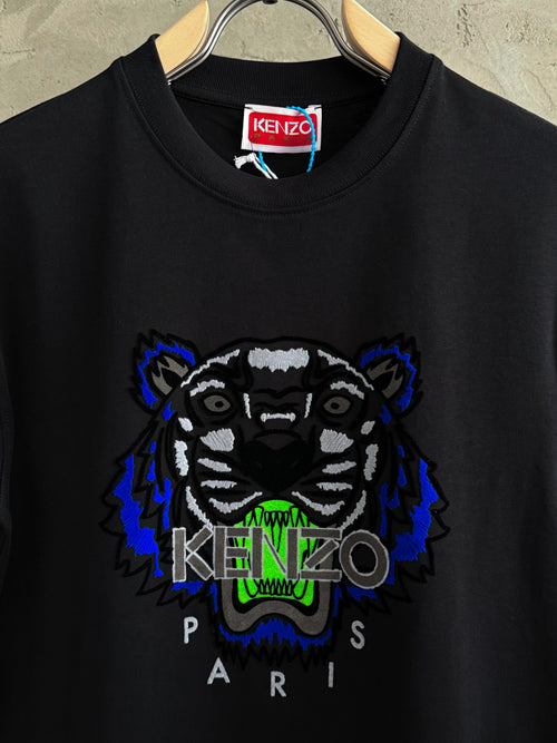 K01 Tiger siyah tshirt